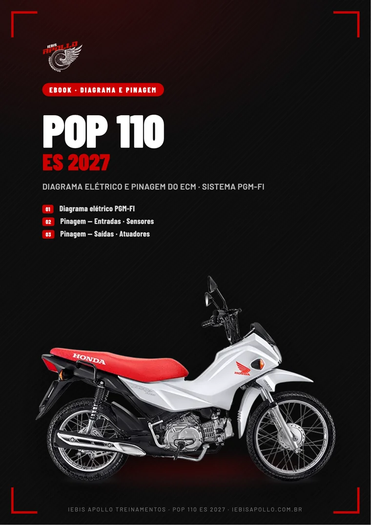 Ebook POP 110 ES 2027 — diagrama e pinagem