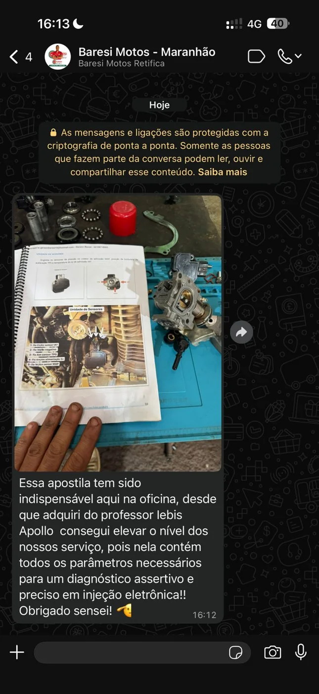 Depoimento de aluno